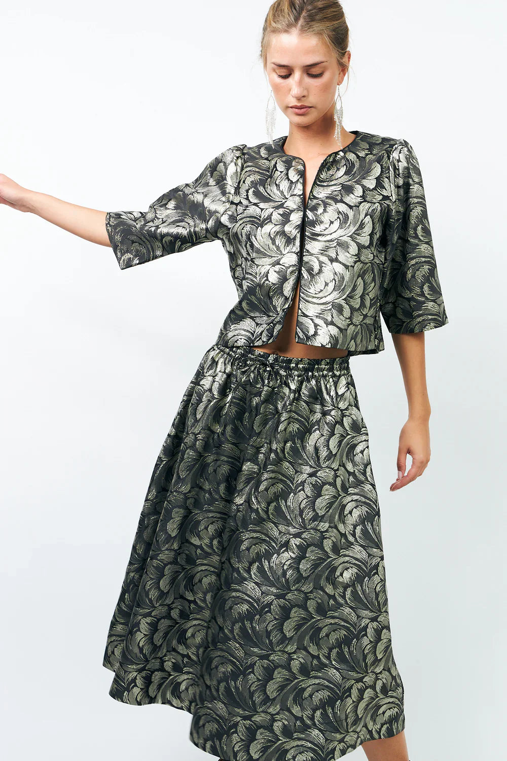 TrineLL Short Jacket - Silver