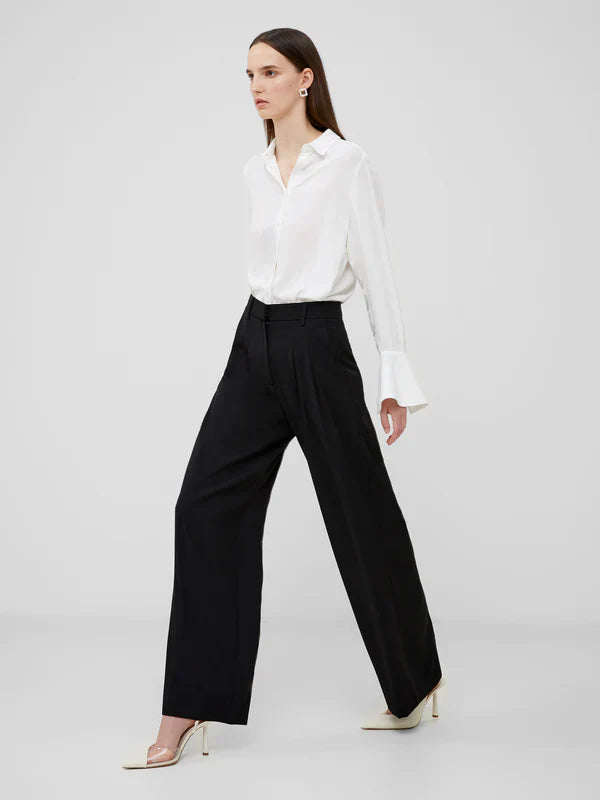 Harrie Suiting Tailored Trousers - Blackout