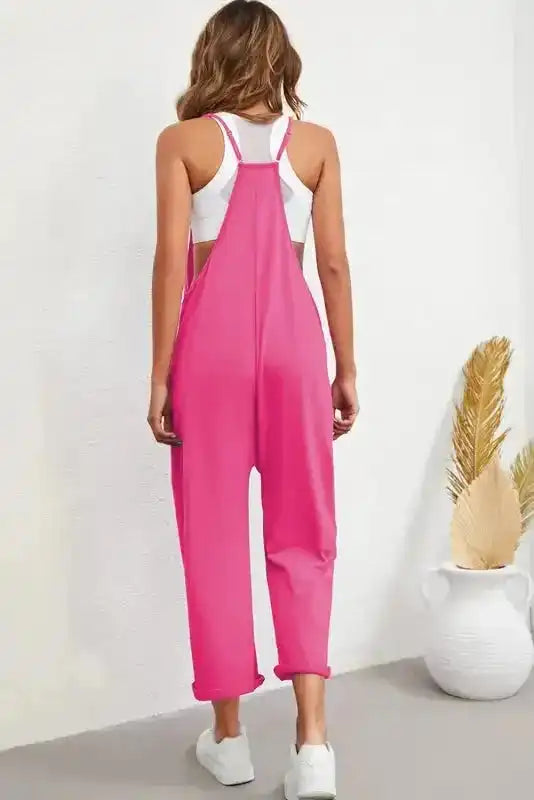 Casual Straight Leg Jumpsuit