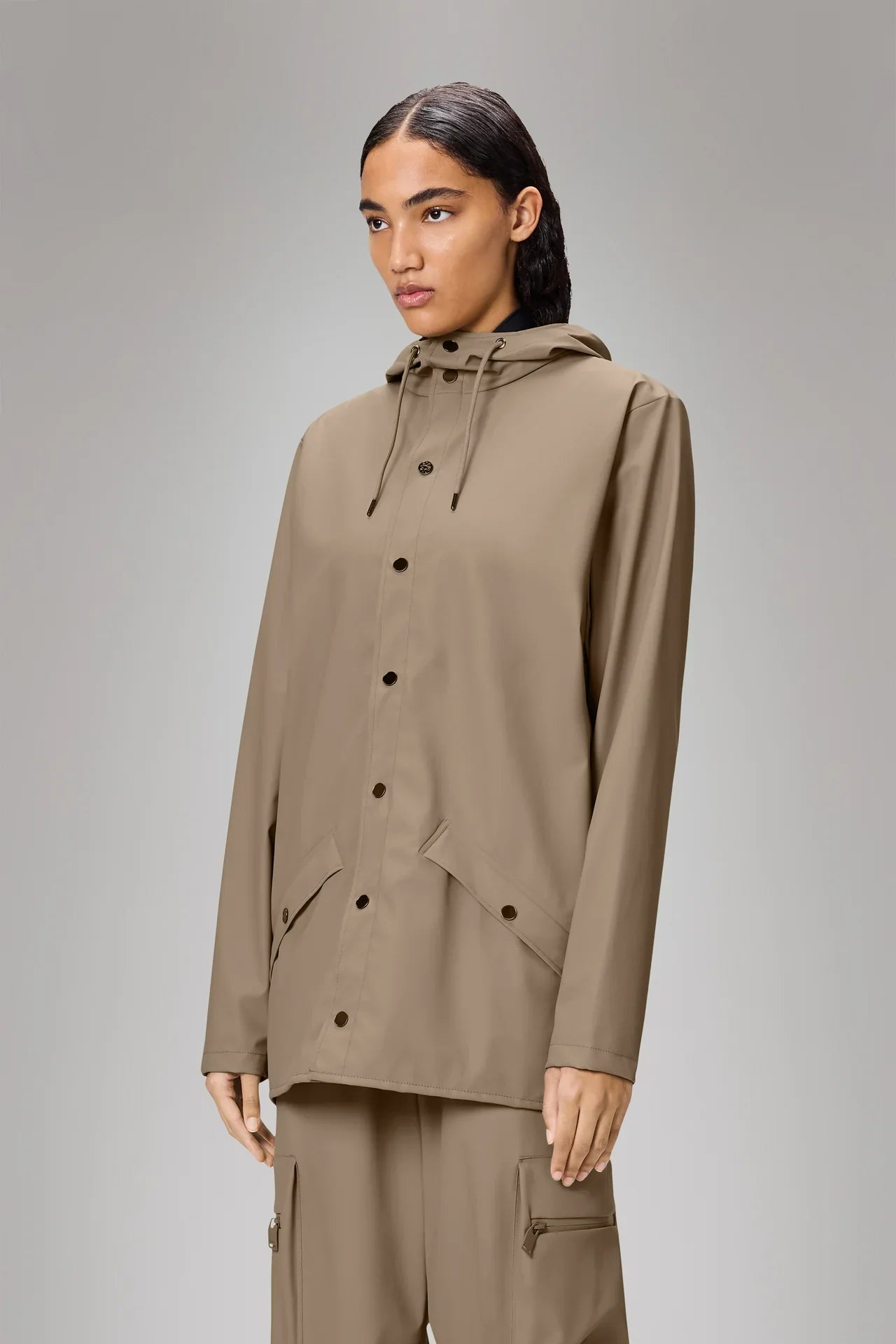 Rains Waterproof Jacket W3 - 133 Beige