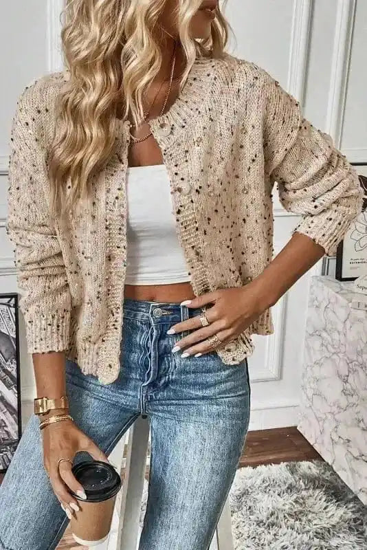 JewelBrite Knit Cardigan