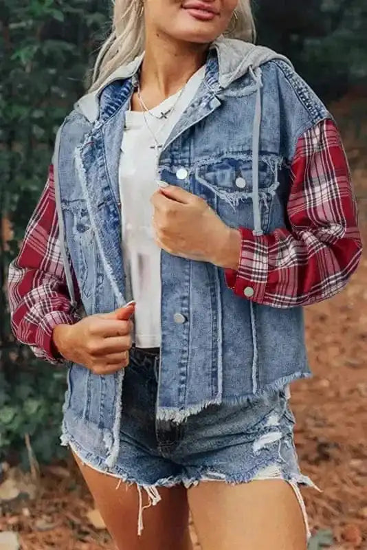 Tartan Tryst Denim Jacket