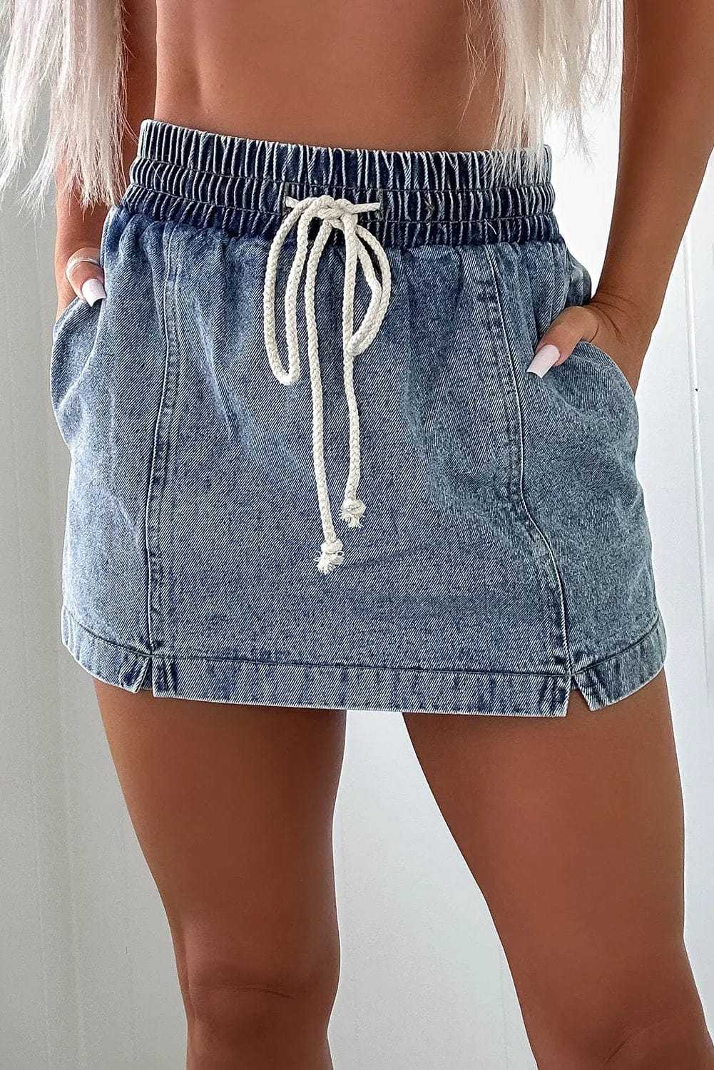Urban Chic Denim Skorts