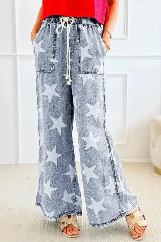 Twilight Twinkle Wide-Leg Jeans