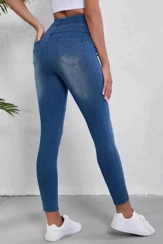 Navy FlexFit Ankle Jeggings