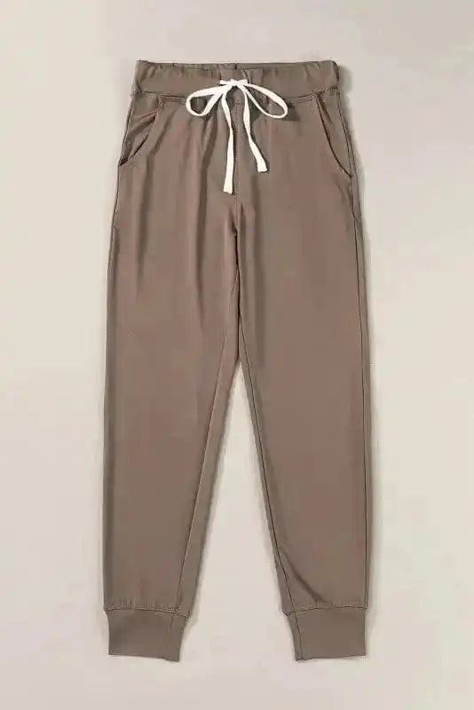 Cocoa Comfort Drawstring Joggers