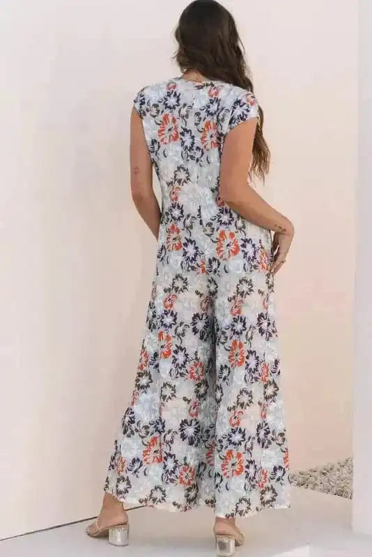Lush Floral Statement Jumpsuit
