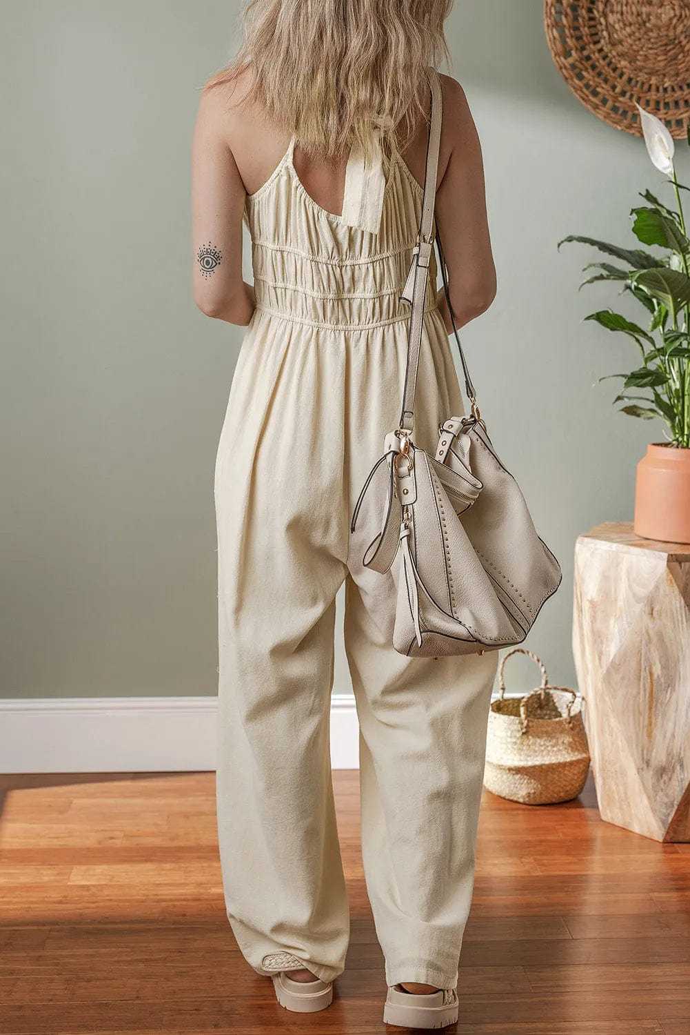 Minimal Luxe Linen Jumpsuit