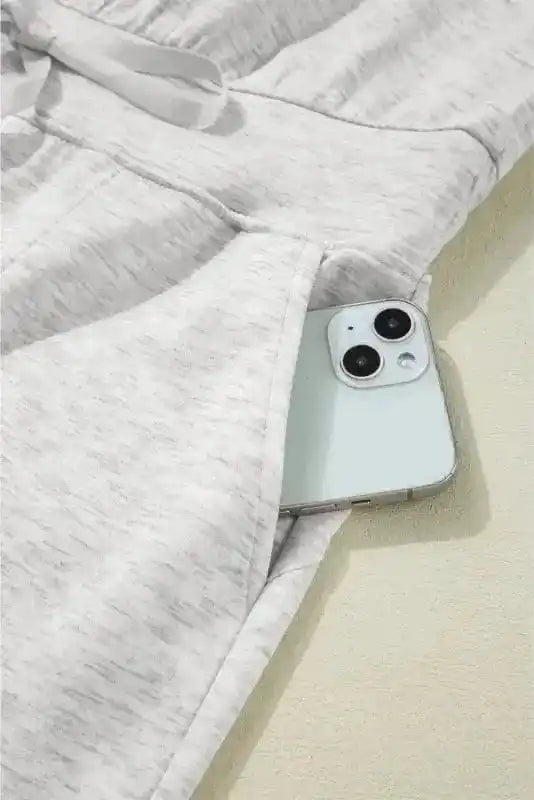 Silver Drift Casual Jumpsuit