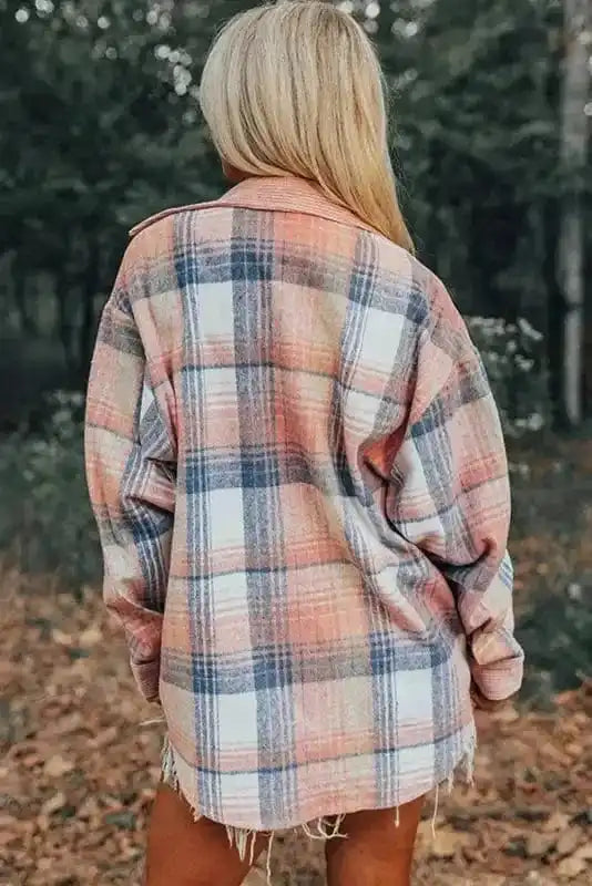 Urban Patch Plaid Shacket