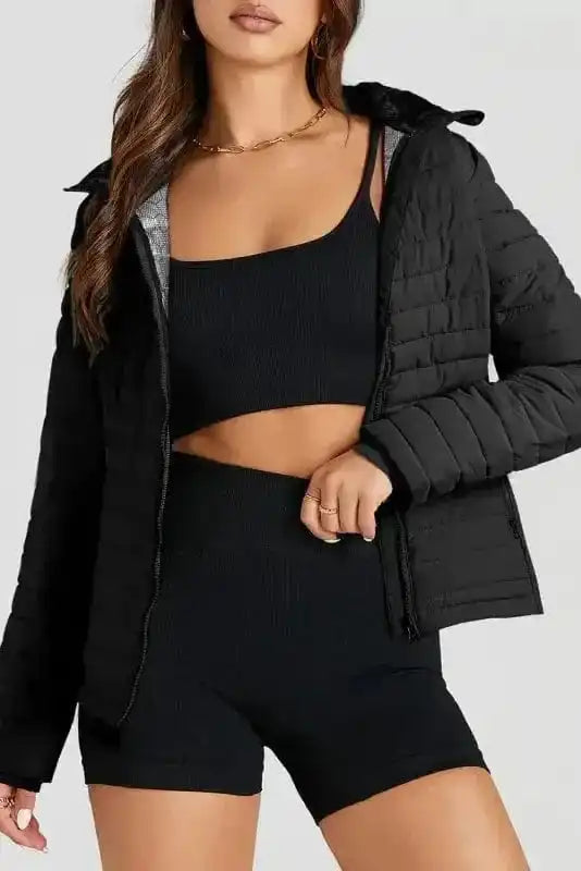 Quilted Sport Puffer Jacket