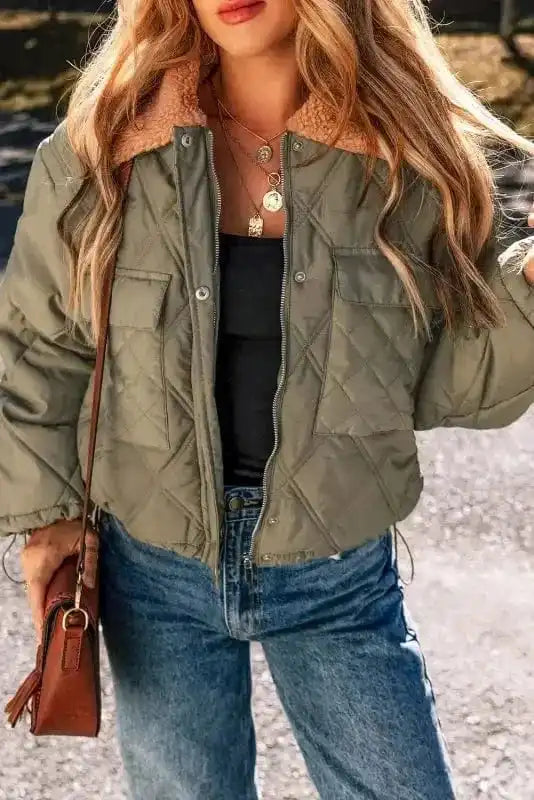 Teddy Quilted Puffer Jacket
