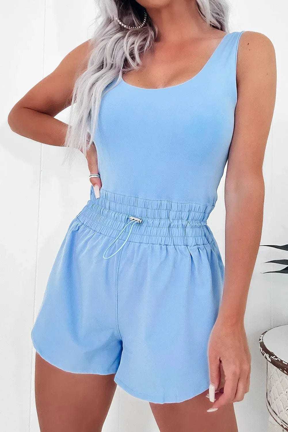 Casual Chic Sleeveless Romper - Effortless Summer Style