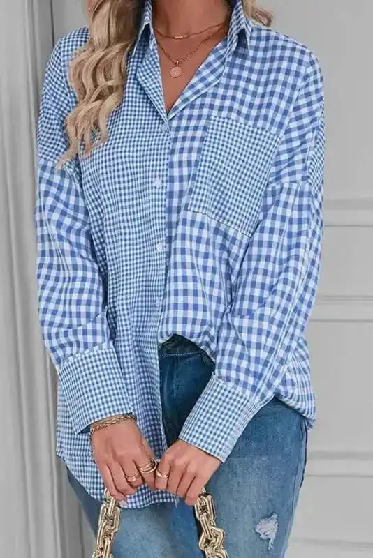 Urban Plaid Stripe Shirt