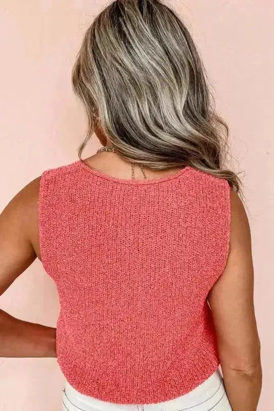 Elegant Lace-Up Cosy Vest - Stylish and Comfortable