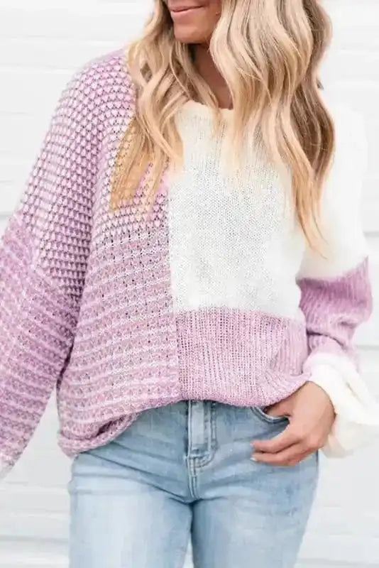 Chic Harmony Tie-Back Sweater