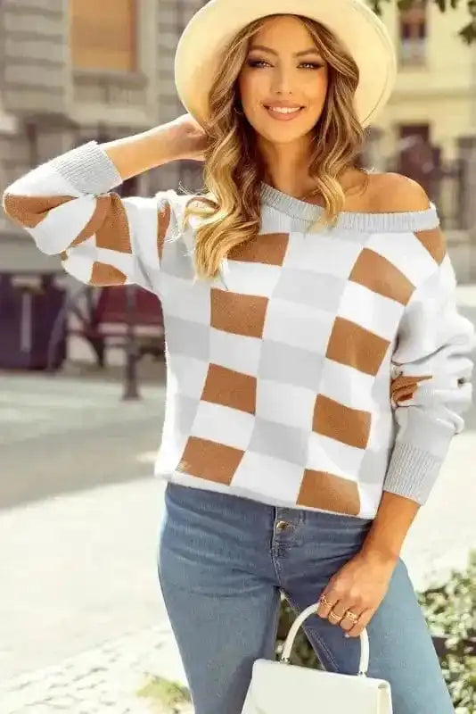 Crosshatch Plush Sweater