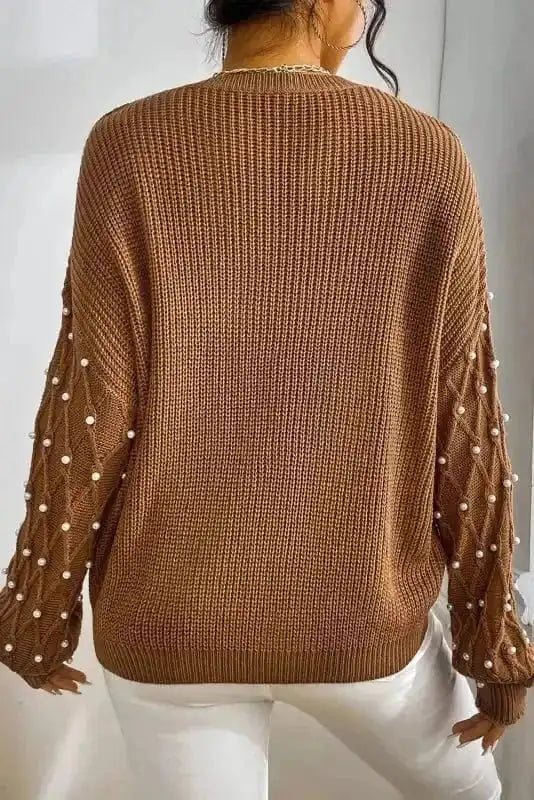 Pearl Droplet Soft Knit Jumper