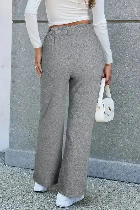 EasyTone Fleece Lined Trousers - Light Grey