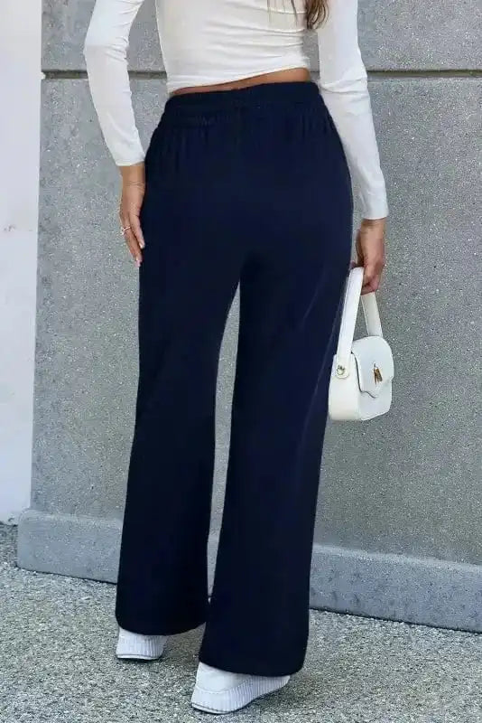 EasyTone Fleece Lined Trousers - Navy Blue