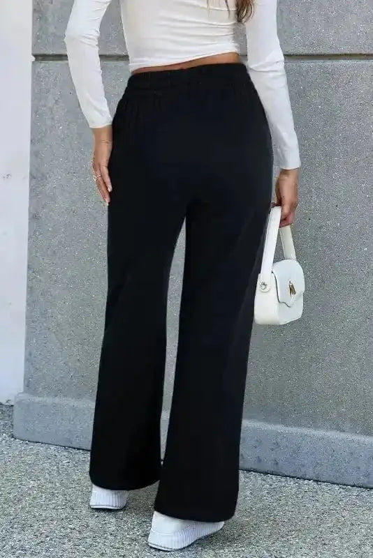 EasyTone Fleece Lined Trousers - Black