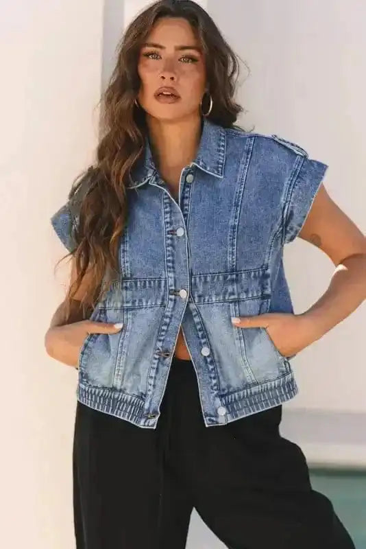 Vintage Vibes Denim Vest