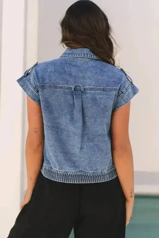 Vintage Vibes Denim Vest