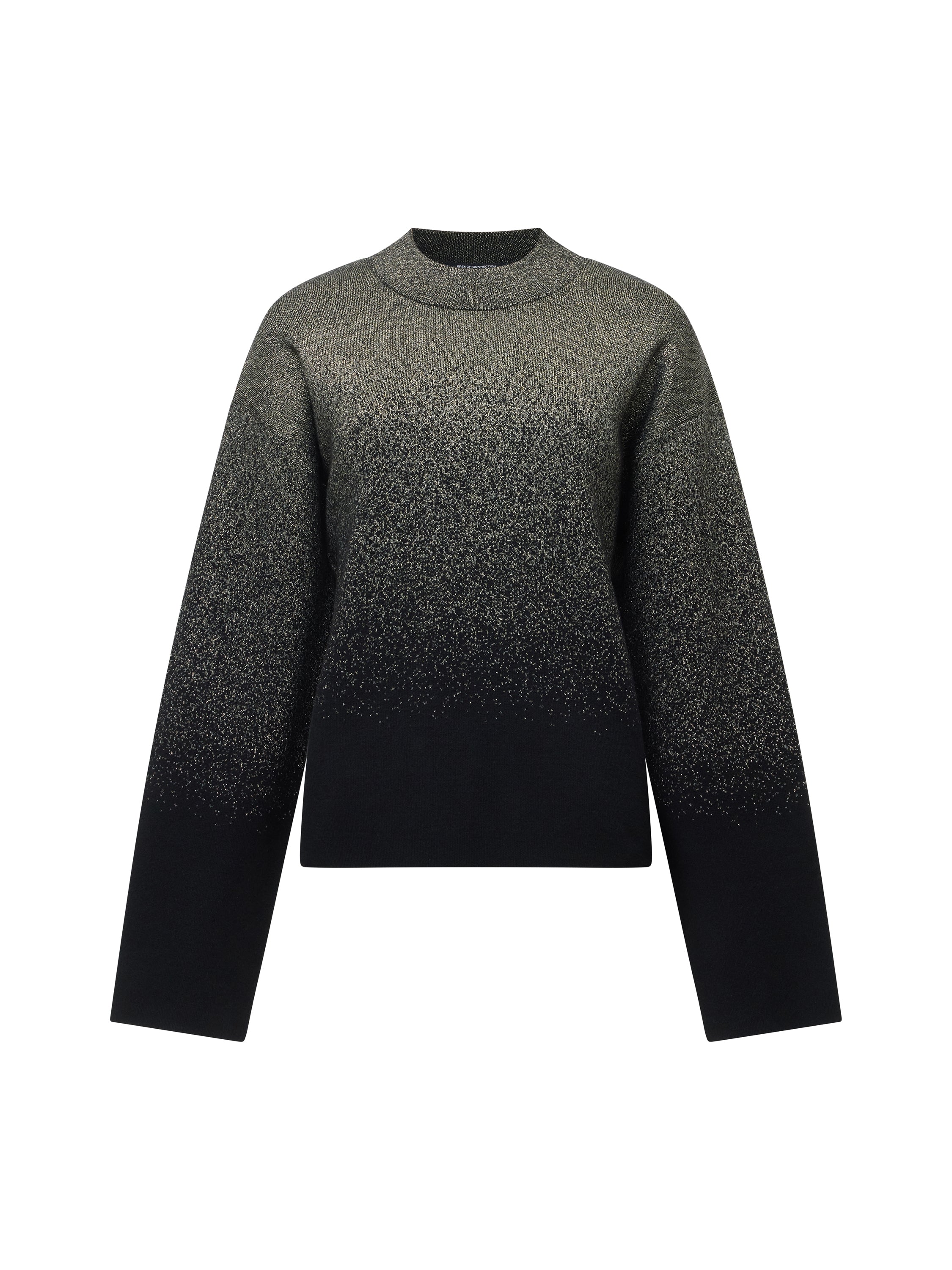 Kady Glitter Ombre Jumper - Black Gold