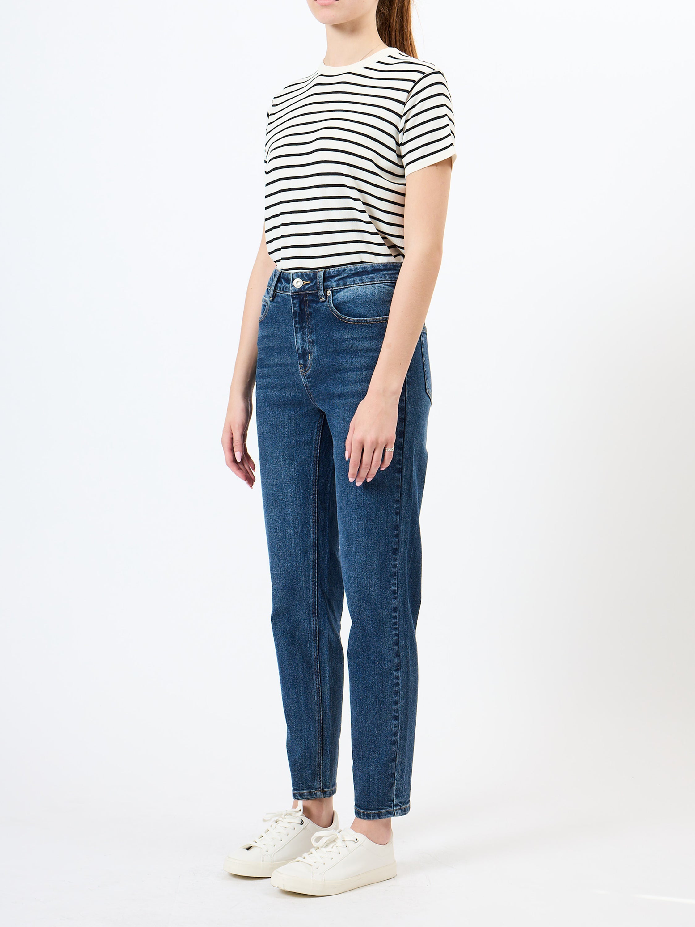 Sylvie Denim Slim Leg Jeans - Vintage