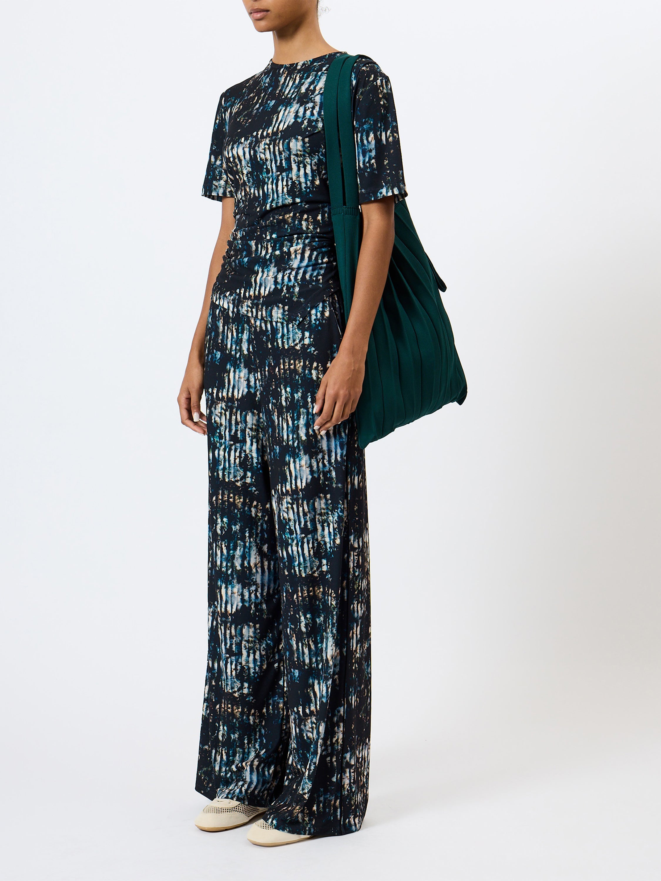 Orla Zina Draped Top - Black Multi
