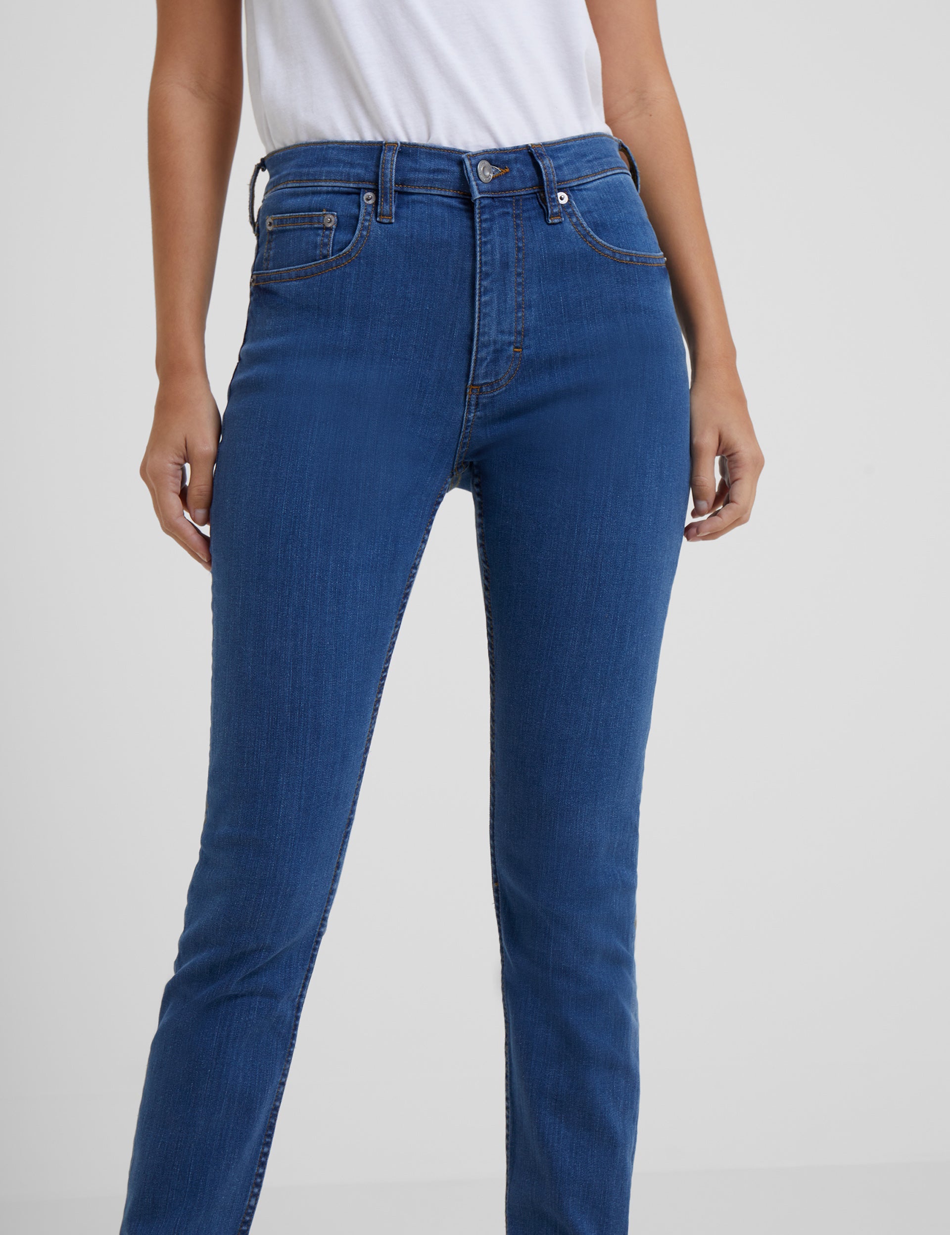 Soft Stretch Skinny High Rise Jean - Mid Wash